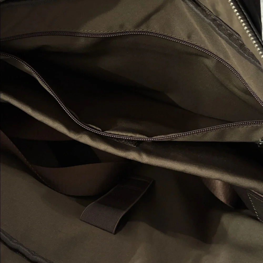 Bostanten Elegant Brown Leather Men's Bag